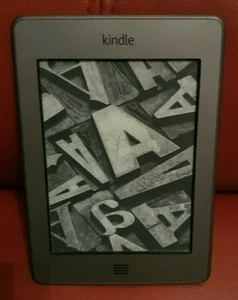Amazon Kindle Touch 4th Gen 2GB, Wi-Fi 6in - Silver Full Working Order & Clean - Picture 1 of 5