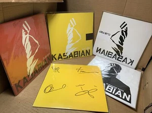 5x LOT KASABIAN UK Limited 10" Vinyl Record SIGNED US PROMO SEALED FLAG STENCIL - Imagen 1 de 24