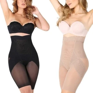 Slim 'N Lift Silhouette Shaper - 2 Pack Beige and Black - High Waisted Shapewear - Picture 1 of 4