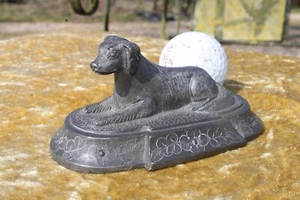 Heavy cast metal Spaniel dog paperweight,Vintage,metal cocker Spaniel dog - Picture 1 of 10