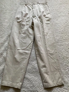 Pantalones Cortos Dockers Clásicos Caquis Niño Talla 12 Beige Cónico Zanahoria Plisados (C14) - Imagen 1 de 11
