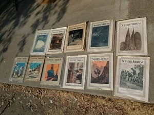 Lot of 11 Vintage Issues Scientific American Magazine Early 1900s News Ads Photo - Imagen 1 de 8