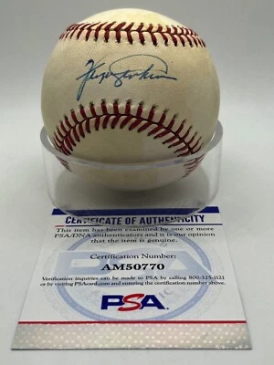 Fergie Jenkins Phillies Cubs Rangers Signed Autograph OMLB Baseball PSA DNA *70 - Image 1 of 2