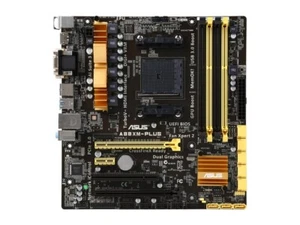 ASUS A88XM-PLUS AMD A88 DDR3 motherboard FM2+ micro ATX hdmi dvi usb3.0 Tested - Picture 1 of 3