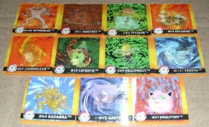 1999 Pokemon Premier Flipz Action 3D Hologram Estate Lot (11) Includes 4 ERRORS - Picture 1 of 2