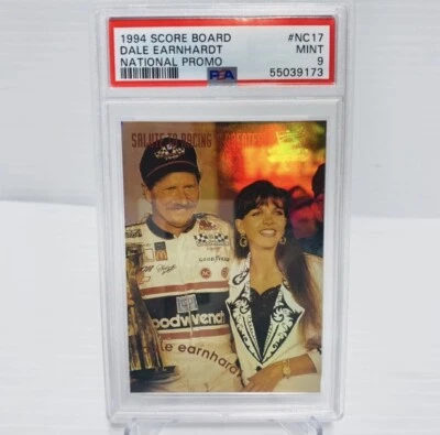 1994 SCORE BOARD NATIONAL PROMO #NC17 DALE EARNHARDT PSA 9 (POP 1) - Image 1 of 4