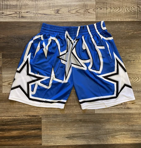Orlando Magic Summer Team Blue Shorts Thin Breathable Basketball Shorts M-XL Cover