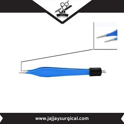 JAJJAY SURGICAL Adson American Bipolar Forceps 5 Inch length 1mm Tip Reusable