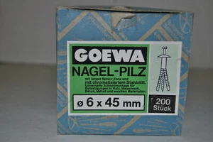 Garagenfund GOEWA Nagel-Pilz 6 x 45mm Schlagdübel für Holz, Metall, Mauerwerk - Bild 1 von 6
