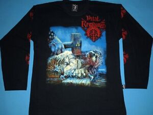 Vital Remains - Icons of Evil T-shirt Long Sleeve Size L