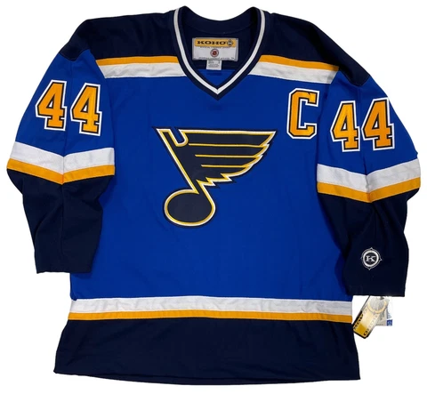 CHRIS PRONGER 2001 ST. LOUIS BLUES KOHO JERSEY SIZE XL NEW W/TAGS Cover