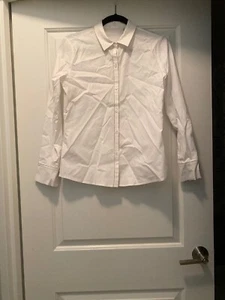 Women’s Ecru White Blouse With Beading Detail Size Xs - Picture 1 of 5