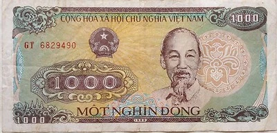 Vietnam 1988 1000 Dong Note GT 6829490 - Image 1 of 2