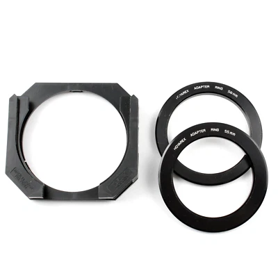 Hoyarex Filter Holder for Hoyarex 75x75mm Filters + 58mm & 55mm Adapter Rings - Image 1 of 4