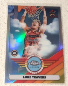 2022-23 Topps Chrome NBL Luke Travers Flight Club Refractor Wildcats FC-12 - Picture 1 of 2