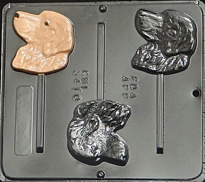 Molde de caramelo de chocolate piruleta Golden Retriever para perro 3410 NUEVO Foto 1 de 2