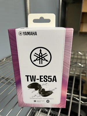 New Yamaha TW-ES5A True Wireless Sports Earbuds in Black - Image 1 of 3