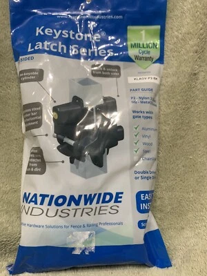 Nationwide Industries Keystone Latch Serie Cerradura de 2 Lados Nuevo Sellado Foto 1 de 4