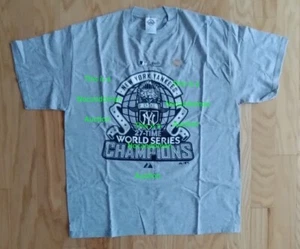 CAMISETA DE CAMPEONES DE LA SERIE MUNDIAL DE 27 YORK YANKEES 2009 GRANDES CAMPEONES NUEVA ENVÍO GRATUITO - Imagen 1 de 2