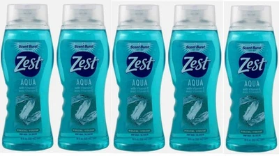 5 Zest Aqua Body Wash 18 Ounce 5 Pack for Hydrating Cleanliness New Soap Shower - Image 1 of 2