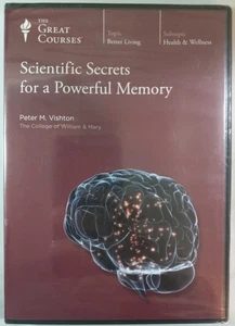 Great Courses: Scientific Secrets for a Powerful Memory (DVD, 2012) NEW/SEALED - Picture 1 of 3