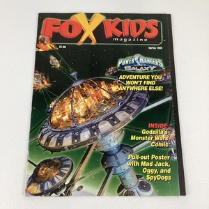 Fox Kids Magazine Spring 1999 Power Rangers Lost Galaxy Godzilla Poster Vintage - Picture 1 of 7