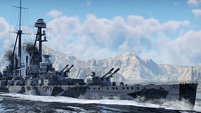 1 /700 Italy  Francesco Caracciolo-class battleship Unpainted - Image 1 of 4