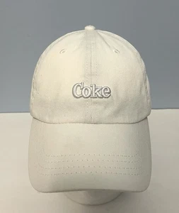 Baseballmütze Coca Cola verstellbar weiß bestickt Coke Logo Einheitsgröße Kappe - Bild 1 von 7