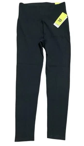 All In Motion High Rise Leggings Women’s XL Black Ribbed NWT Flat Seams - Picture 1 of 4