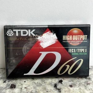 Nastro per cassette TDK D-60 - Confezione da 2 - Foto 1 di 7