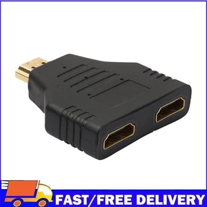 HDMI-Compatible Splitter HDMI-Compatible Male To Dual Female 1 To 2 Way - Afbeelding 1 van 10