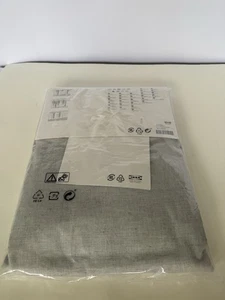 IKEA HANNALILL Curtains 1 Pair Linen  57x98" 304.108.83 NEW 100% cotton - Picture 1 of 2