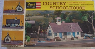 KIT DE CASA ESCUELA DE CAMPO REVELL ESCALA HO #T-9036:298. Kit original. 1/2 venta al por menor. Foto 1 de 3