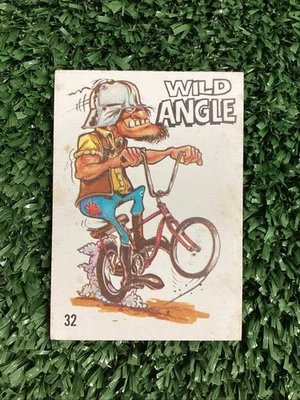 1969 Donruss Odd Rods #32 Wild Angle Sticker Card Free Shipping! - Image 1 of 2