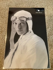 Apple Think Different Poster Amelia Earhart Laminato 11X17 Educatore Originale - Foto 1 di 1