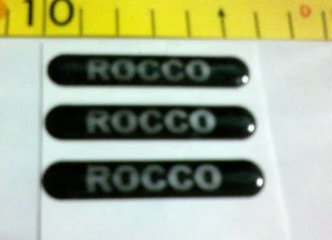 Logo Fregio con Nome in Resina 3 pezzi ROCCO - Imagen 1 de 1