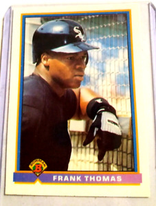 FRANK THOMAS HOF 1991 BOWMAN # 366 NM- MT
