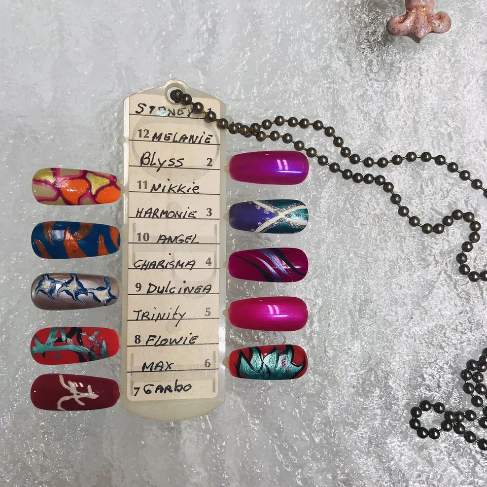 OPI Polished Nail Color Palettes with Beaded Chains Reusable 10 Tips Palette - Image 1 of 1