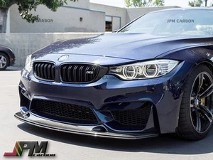 MTC E2 Carbon Fiber Front Bumper Spoiler Lip Fits 2015+ BMW F80 M3 F82 M4 - Picture 1 of 2