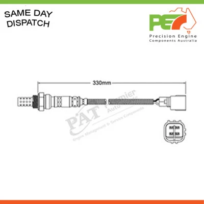 2x Sensores de oxígeno diestro y derecho post-cat nuevos * premium * para Toyota Hilux 4,0 L Foto 1 de 4