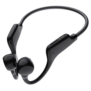 Bluetooth Headset Bone Conduction Sports Wireless Neckband Headphones Microphone - Picture 1 of 12