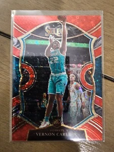 Vernon Carey Jr 2020-21 Select Concourse Rookie RC H2 Red Disco Prizm /49 - Picture 1 of 2