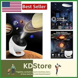 Realistic Star Projector for Bedroom - LED Galaxy Light with Timer & Focus - Picture 1 of 8