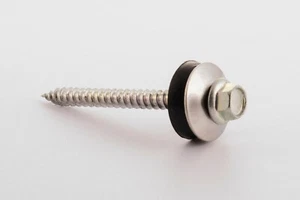 Vite Kovervit°AA 6,5X120 con rondella baz per fissaggio lamiere su legno (pz 50) - Imagen 1 de 2