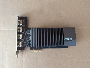 ASUS GEFORCE NVIDIA GT710 2GB 64-BIT GDDR5 4XHDMI GRAPHICS CARD GT710-4H-SL-2GD5 - Afbeelding 1 van 7