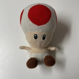Seltene 2003 Super Mario Party 5Toad keine Jacke Sanei Hudson weiche 6 Zoll Plüschpuppe Papa - Bild 1 von 7