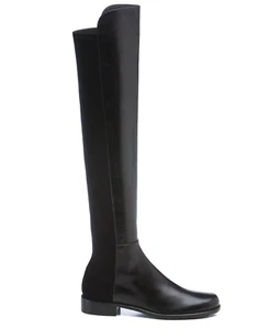 NUEVAS Botas Stuart Weitzman Cuero 5050 Sobre la Rodilla (Talla 5 M) - Precio de venta sugerido por el fabricante $665.00 - Imagen 1 de 6