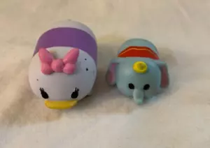 Disney Tsum Tsum Daisy Duck Dumbo Vinyl Mixed Figures & Sizes Lot of 2 - Picture 1 of 6