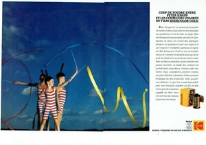 Publicité Advertising1020 1988 Kodak  film photo  Kodacolor Gold Peter Knapp  2p - Picture 1 of 1