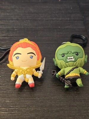 Masters of the Universe keychains - Moss Man and Teela - Image 1 of 4